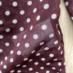 ドット透け感シャツ　UNIQLOの画像