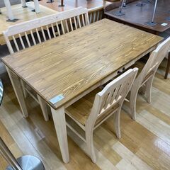 吉桂　ダイニング4点セット　ナチュラル【トレファク岸和田店】