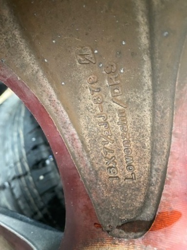 バリ山タイヤ付き　225/40R18 PCD113.4 ５穴