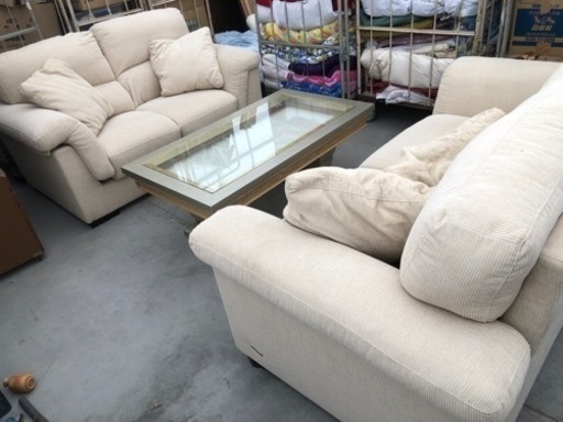 スペイン製 GRANFORT 2人掛けソファ　W1600