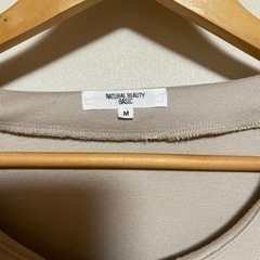 ベージュ ワンピースMの画像