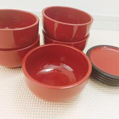 未使用品　漆器蕎麦セット5客の画像