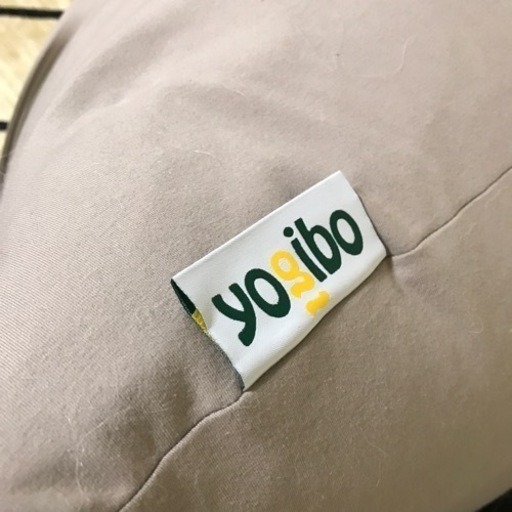 美品 ヨギボー Yogibo Max ソファ ベッド ビーズクッション 3人掛け ライトグレー