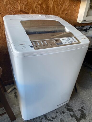 U0901　日立　９ｋｇ　洗濯機　乾燥機付き