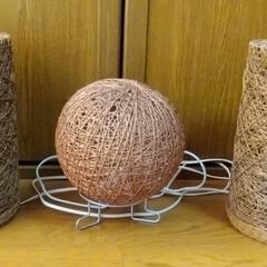 【お譲り先決定】アジアン　照明 × 3