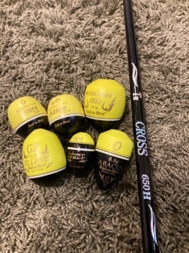 早い者勝ち　ソルブレ柄杓　ウキ6個セット