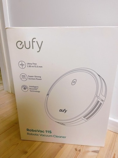 【今月期間限定値下げ】Anker Eufy RoboVac 11S (ロボット掃除機)【BoostIQ搭載 / 超薄型 / 強力吸引 / 静音設計 / 自動充電 / 落下防止 / 衝突防止】(ホワイト)