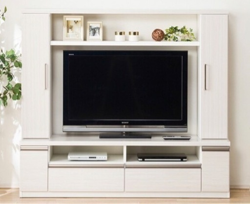 値下げ　今週末まで！ニトリＴＶボード(フレージュ160TV WH)