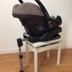 値下げ　マキシコシ用イージーベース＆ペブル（ブラウン）＆チャイル...
