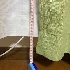 カーテン　緑の画像