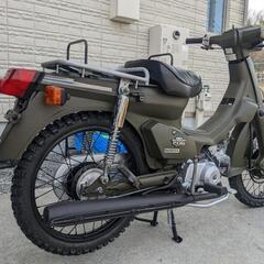 スーパーカブ90カスタム【オフロード仕様】自衛隊カラーの画像