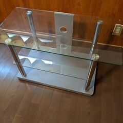ガラス天板 テレビ台 w80 d40 h45