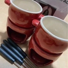 取引中　チーズフォンデュ鍋の画像