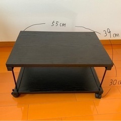 【値下げ】テレビ台(幅55x奥行39x高さ30cm)の画像