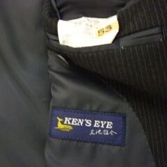 冬向き KEN'S EYE グレー 背有シングル2釦 92A5の画像