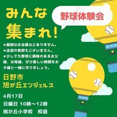 切実に募集中⚾　❋すみません🙇日付・場所が変更になります - 日野市