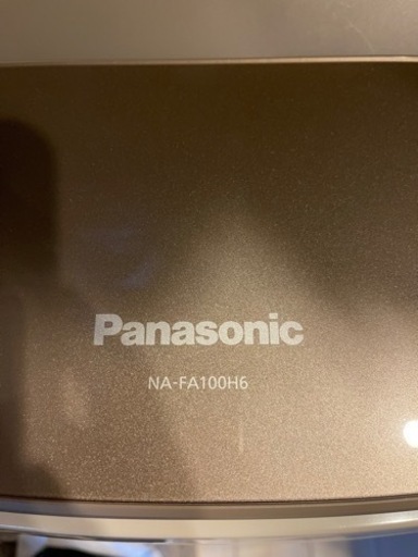 【極美品】Panasonic洗濯機　10kg 2018年式 NA-FA100H6