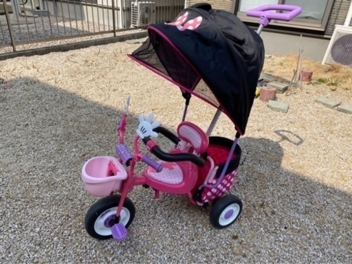 ミニーちゃん三輪車