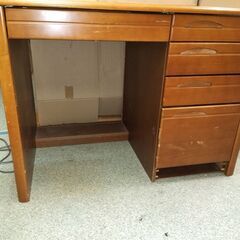 木製机（中古）②の画像