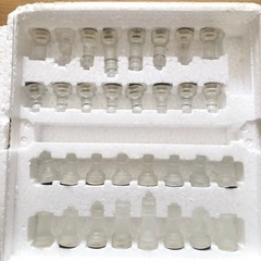 値下げ★ ガラス チェスセット ★の画像