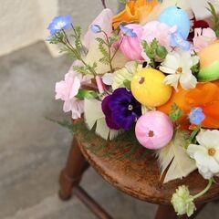 イースター・復活祭のアレンジメント　4月の体験レッスンの画像
