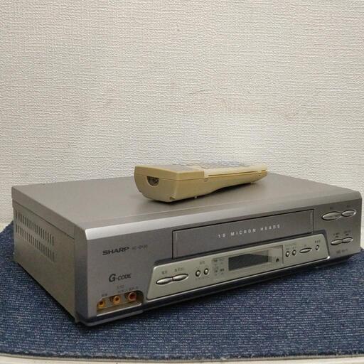 ★中古品 SHARP シャープ ビデオデッキ ビデオカセットレコーダー VC-GY20 2004年製 ◎