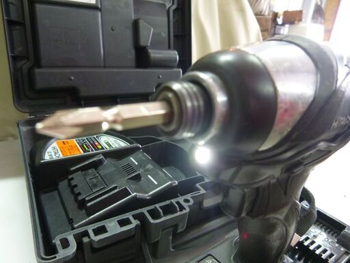 HITACHI コードレスインパクトドライバ　WH14DBL2/稼働品/ヒタチ 14.4V