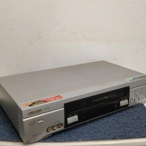 ★中古品 SHARP シャープ ビデオデッキ ビデオカセットレコーダー VC-H106 2000年製 ◎