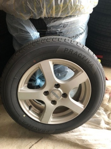 175/65R14 タイヤホイール4本セット 4穴PCD100 デミオなどに