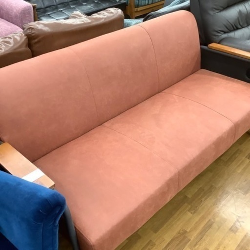 見栄コーポレーション 2人掛けソファー 布 クルーズ ブラウン×ライトブラウン