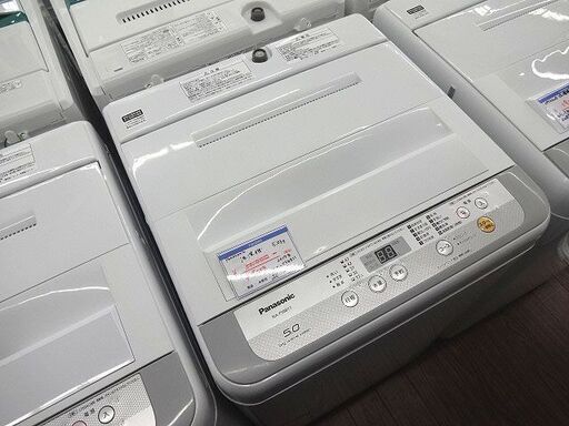 札幌 引き取り 国産 パナソニック 洗濯機 5kg 2017年製 NA-F50B1 単身向け 市内配達1000円