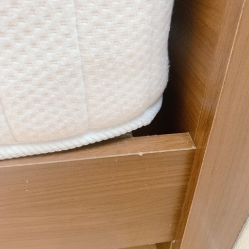 【受け取り希望者様決定しました】取りに来てくれる方優先！ダブルベッド&マットレス