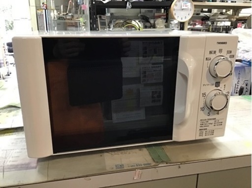 ●販売終了●電子レンジ　ツインバード　2018年製　60Hz専用　中古品