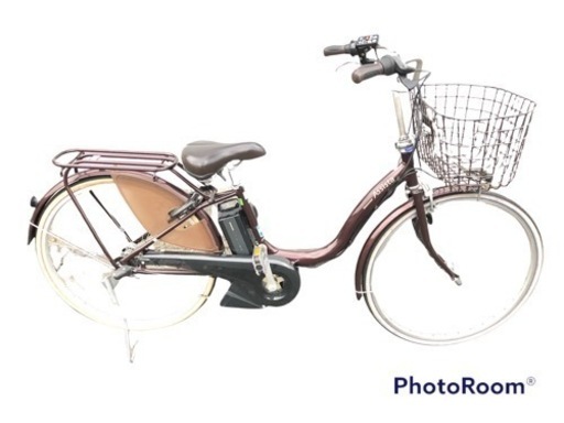 【美品】BRIDGESTONE Assista/ブリヂストン アシスタ A97 内装3段変速 26インチ 電動アシスト自転車 6.2Ah 取説付