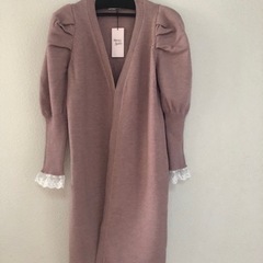 ロングニットカーディガン