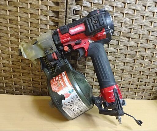 ジャンク マキタ 50mm高圧エア釘打 AN533H 赤 エア工具 エアツール makita 釘打機 札幌市 白石区 東札幌