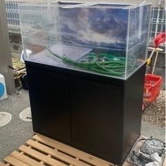 900アクリル水槽　水槽台　クーラー　殺菌灯　濾過フィルター等