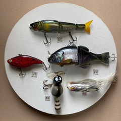 ルアー　ブラックバスなど　魚釣りの画像