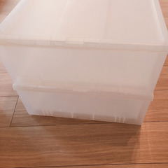 【差し上げます】無印良品PPクローゼットケース引出式　小　2個セットの画像