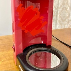 【差し上げます】TIGER コーヒーメーカー 5杯用（赤）の画像