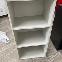 カラーボックス　白