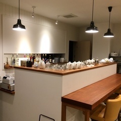 カウンター　テーブル　天板　カフェ　バー　DIY 飲食店　木材の画像