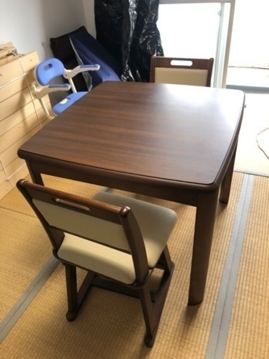 ダイニングコタツセット