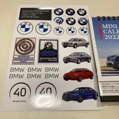 【3/28まで】 MINI  2022 卓上カレンダー　BMWステッカー付きの画像