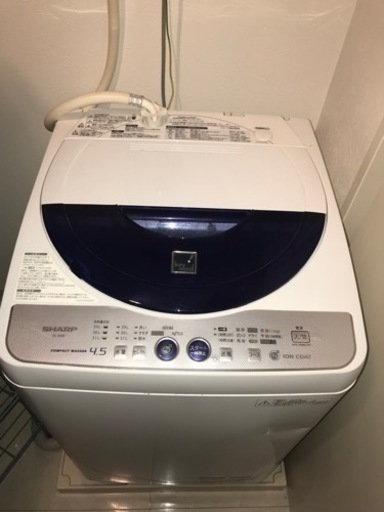 2012年製造　SHARP製　洗濯機　ES-45E