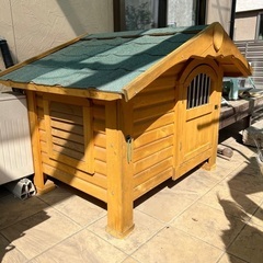 GW限定　犬小屋　犬舎　ロッジ風　大型犬可　さらに値下げ
