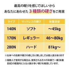 【取引限定】マットレス　モットン　シングル140Nの画像