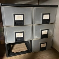 ジャンク！6連衣装ケース　押入れ収納