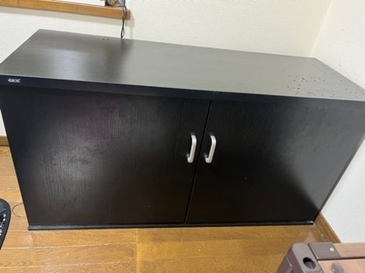 GEX120センチ水槽台、水槽、外部フィルター