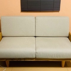 ソファ/ローソファ　北欧　2.5人掛け